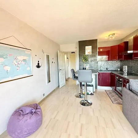 T2 Juan Les Pins A 300 M Des Plages Διαμέρισμα Αντίμπ
